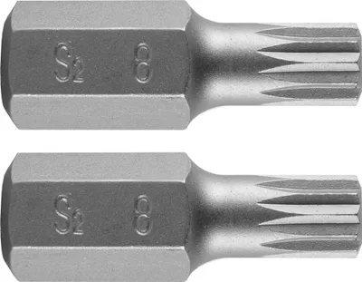 Zdjęcie produktu dla NEO TOOLS Końcówka Spline M8 x 30 mm, S2 x 2 szt.