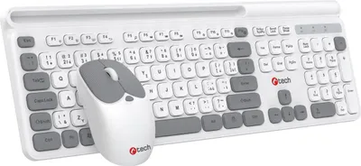 Obrázok produktu pre C-TECH Quallis, bezdrôtový set, biely, USB - DE/SK