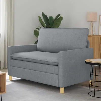 Zdjęcie produktu dla Sofa jasnoszary 126 x 81 x 87,5 cm