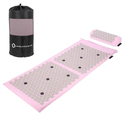 Image de Akm04 Rosa Set Tapis d'acupression Hms Premium