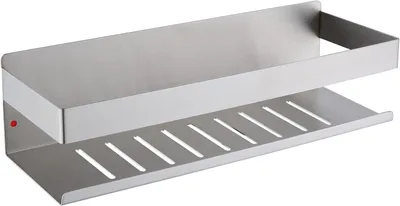 Produktbild von Duschregal, 30 cm, Edelstahl 304, gebürstetes Nickel, selbstklebend, für das Badezimmer