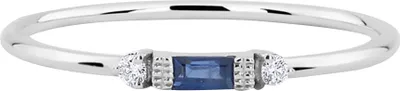 Produktbild von Frauen-Fingerring mit eingelegtem Zirkonia, Hochzeit, Verlobung, Schmuck, Geschenk-Blau,US 10