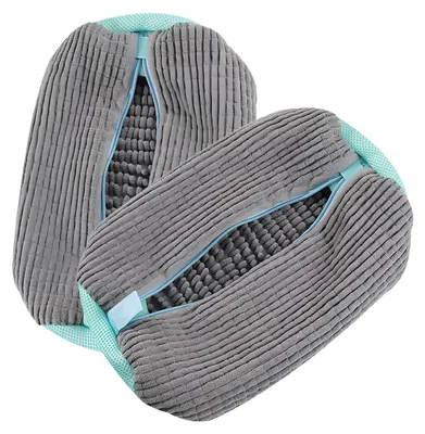 Produktbild von 2 Stück strapazierfähiger Waschmaschinen-Schuhwaschbeutel, Rundum-Reinigungswäschesack für alle Arten von Schuhen - Geeignet für Sneakers Schuhbeutel Waschmaschine und Trockner