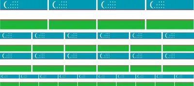 Produktbild von Mini Aufkleber Set - Pack glatt - 4x 51x31mm+ 12x 33x20mm + 10x 20x12mm- selbstklebender Sticker - Usbekistan - Flagge / Banner / Standarte fürs Auto, Büro, zu Hause und die Schule - Set of 26