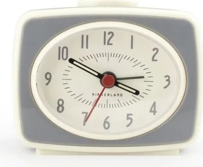 Image de Réveil Kikkerland - Retro Alarm Clock petit, gris