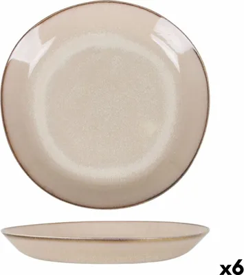 Obrázok produktu pre Polievkový tanier Duomo Beige Ø 23 cm (6 kusov)