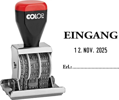 Produktbild von COLOP Datumstempel 04060 L1 "EINGANG" mit Textplatte