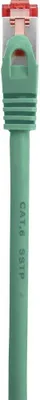 Produktbild von Renkforce RF-5503262 RJ45 Netzwerkkabel, Patchkabel CAT 6 S/FTP 10.00 m Grün mit Rastnasenschutz, vergoldete Steckkonta