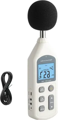 Productafbeelding van Geluidsniveaumeter - Decibel meter - Omgevingsmeting - A/C gewogen meting - 30-130 dB - Multi