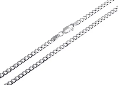 Produktbild von SILBERKETTEN STORE Panzerkette 3mm - 925 Silber, Länge wählbar von 38-120cm - 60cm