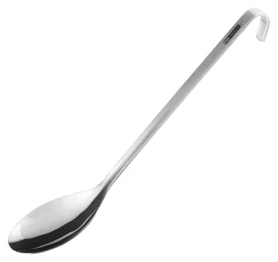 Produktbild von FMprofessional Servierlöffel 38 cm, Küchenhelfer aus Edelstahl, langlebiger & eleganter Vorlegelöffel (Farbe: Silber) Menge: 1 Stück
