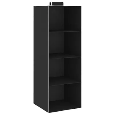 Zdjęcie produktu dla vidaXL Wiszące schowki do szafek 2 szt. z 4 przegrodami z tkaniny