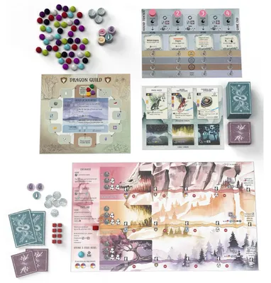 Produktbild von Stonemaier Games Wyrmspan Brettspiel für 1-5 Spieler, Spieldauer ca. 90 Minuten