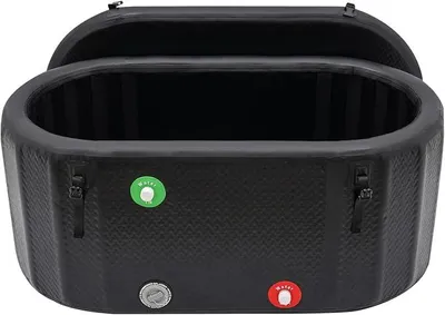 Produktbild von Professionell Eisbadwanne Eisbad Tonne 275L Eisfass Eisbaden | Faltbare Badewanne Outdoor mit Deckel&Aufblasbare Pumpe, Ice Bath Tub für Innen Außenbereich Kalte Therapie, 132 x 70 x 54 cm