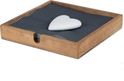 Produktbild von Räder Serviettenhalter Herz 18x18x3cm