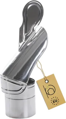 Produktbild von BirnePower Edelstahl Ofenrohr Kaminrohr Rauchrohr Abgaselemente Bauteile für Schornstein & Abgasrohr nach Wahl (Ø120mm, Kaminaufsatz Standard)