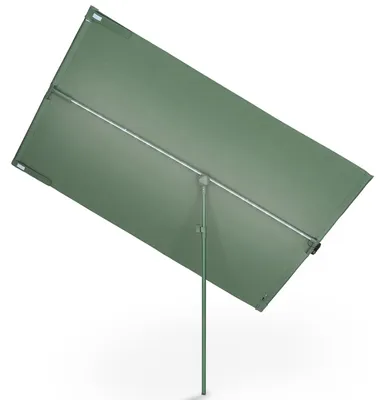 Produktbild von Blumfeldt Sonnenschirm für Balkon Rechteckig, Sonnenschirm mit LED Beleuchtung, Wasserdicht & UV-Schutz, Balkon Sonnenschirm für Terrasse & Garten, Höhenverstellbarer Balkon Schirm Sonnenschutz