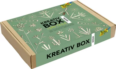 Productafbeelding van folia 938 folia Creatieve Box "Hout", Houtmix, met meer dan 590 onderdelen