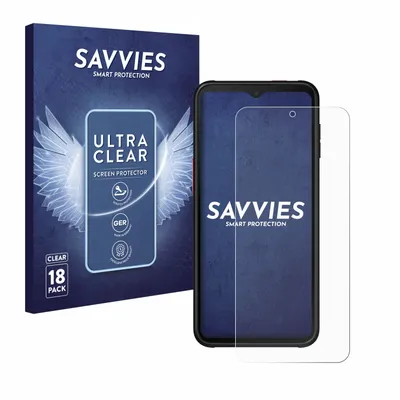 Produktbild von 18x Für Samsung Galaxy XCover 6 Pro Enterprise Edition Schutzfolie Savvies Displayschutz Display Schutz Folie Klar Transparent