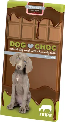 Obrázek produktu pro DUVO+ DOG CHOC Tripe 100g čokoláda pro psy bez cukru s dršťkami, 65354695