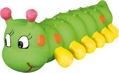 Produktbild von TRIXIE Hundespielzeug Raupe - grün - 26 cm