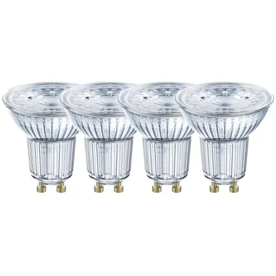 Produktbild von LEDVANCE Smart+bt SPOT 40 45° 5W/2700 K GU10 4PACK LED-Reflektor, Sockel GU10 / GZ10, 5 Watt, Warmweiß, 2700 K, dimmbar, Amazon Alexa / Google Home