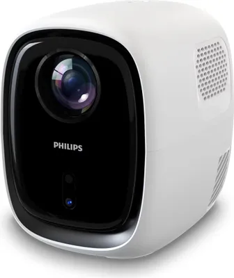 Produktbild von Philips NeoPix 130 Smart Videoprojektor, 120 Lumen, True HD 1280 x 720, HDMI, Wi-Fi, Weiß