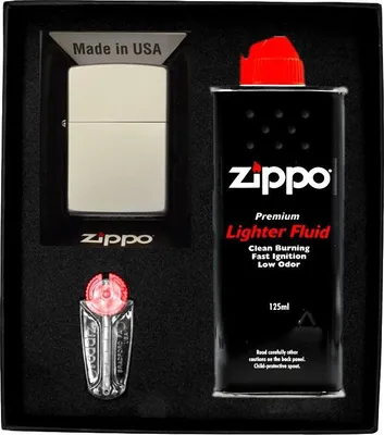 Obrázok produktu pre Sada zapaľovačov ZIPPO SATIN CHROME dar No1