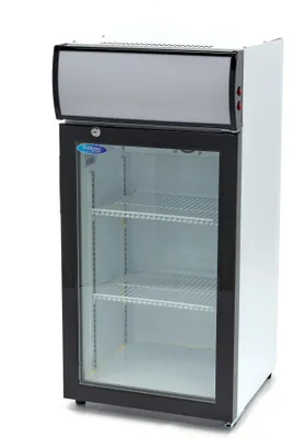 Zdjęcie produktu dla Maxima - Lodówka gastronomiczna do napojów - 80 l - 2 regulowane półki