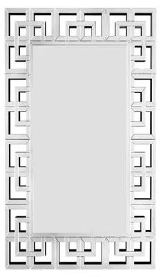 Zdjęcie produktu dla Lustro ścienne - Lustro dekoracyjne - Lustro srebrne - Lustro prostokątne - 120x70 cm