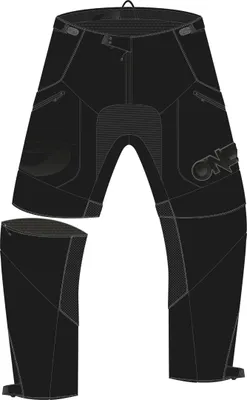 Produktbild von Oneal Apocalypse Motocross Hose (Black,36)