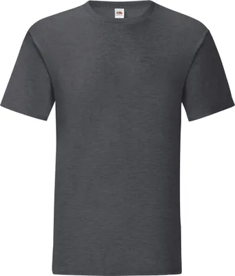 Produktbild von Fruit Of The Loom Herren T-Shirt Iconic (5 Stück/Packung) PC4369 (2XL) (Dunkelgrau meliert)