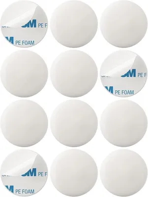 Produktbild von Famanu Wandpuffer Set 12 Stück – Selbstklebend – Türstopper ohne Bohren