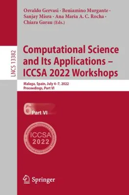 Obrázok produktu pre Computational Science and Its Applications - ICCSA 2022 Workshops