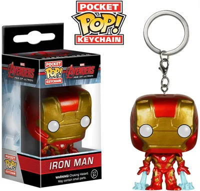 Produktbild von Marvel Anvengers - Iron Man  - Schlüsselanhänger Funko Pocket POP! Keychain