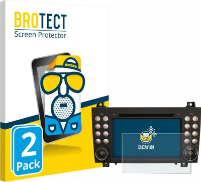 Produktbild von 2x BROTECT Schutzfolie für Erisin ES8940S 7" Displayschutz Displayschutzfolie Folie Matt Entspiegelungsfolie