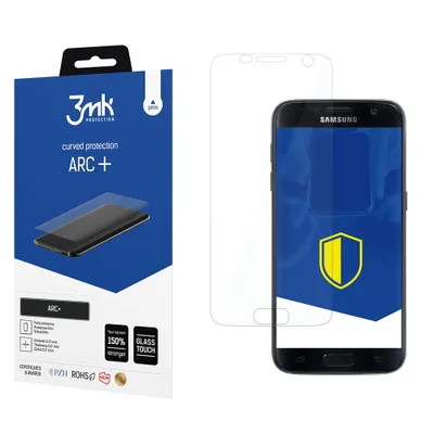 Produktbild von 3mk Display Schutzfolie ARC+ für Samsung Galaxy S7 0,17mm Self-Heal