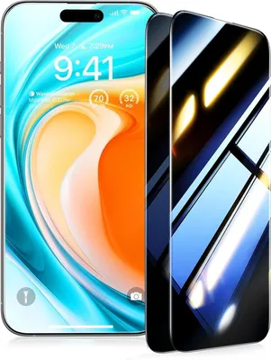 Zdjęcie produktu dla iPhone 15 Pro ekran ze szkła pancernego 9H+ nietłukący 2-pak