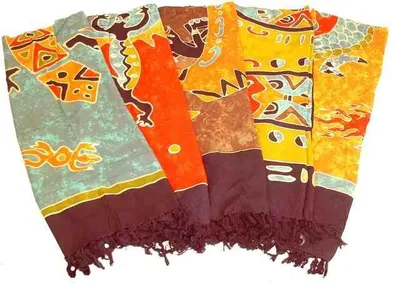 Produktbild von Sarong BEST QUALITY, Pareo, Hüfttuch, Wickel-Rock, Strandtuch