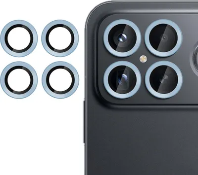 Produktbild von 9H Kamera Schutzglas für Xiaomi Poco F8 Ultra Anti-Fingerprint Dünn Blau