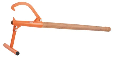 Image de VEVOR Elévateur d'abattage, 1180 mm, crochet forestier, aide à la récolte pour troncs d'arbres jusqu'à 38 cm de diamètre, élévateur de troncs pour rouler, couper et soulever des troncs d'arbres