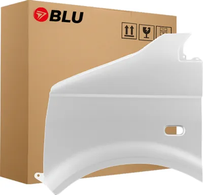 Immagine prodotto di BLU Parafango compatibile con VW Volkswagen Transporter T5 / Multivan R902 Sinistra Weiss GrauWeiss | 2003-2015 | Anteriore | Verniciato | Pronto per il montaggio | Acciaio