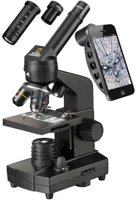 Produktbild von National Geographic 9039001, Optisches Mikroskop, Schwarz, 1280x, 40x, LED, CE