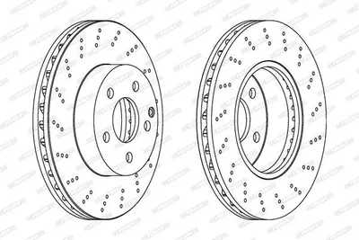 Image de Disque de frein FERODO DDF1693C