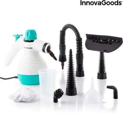 Zdjęcie produktu dla Odkurzacz parowy 9 w 1, 350 ml, 3 bary, 1000 W, do tkanin