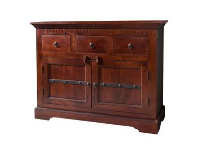 Immagine prodotto di MASSIVMOEBEL24 | OXFORD #531 Credenza in legno di acacia - laccato / nougat 120x40x90