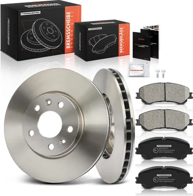 Image de Frankberg 2x disques de frein 4x plaquettes de frein avant pour Renault Megane IV Grandtour Talisman