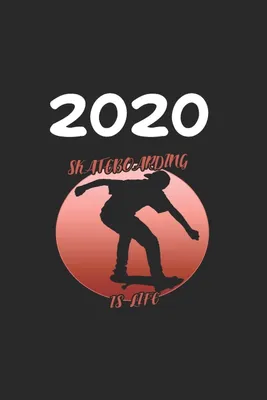 Produktbild von Tagesplaner und Kalender 2020 für Skateboarder