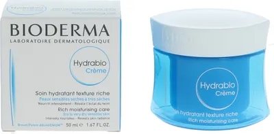 Produktbild von Bioderma Hydrabio, Reinigungscreme, trockene Haut, Empflindliche Haut, Sehr trockene Haut, Feuchtigkeitsspendend, Nährend, Weichmachend, 50 ml, 1 Stück(e)