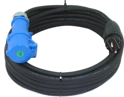 Produktbild von CEE Adapterkabel Camping Caravan Kupplung auf Schuko Stecker IP44 H07RN-F 3G2,5 2m